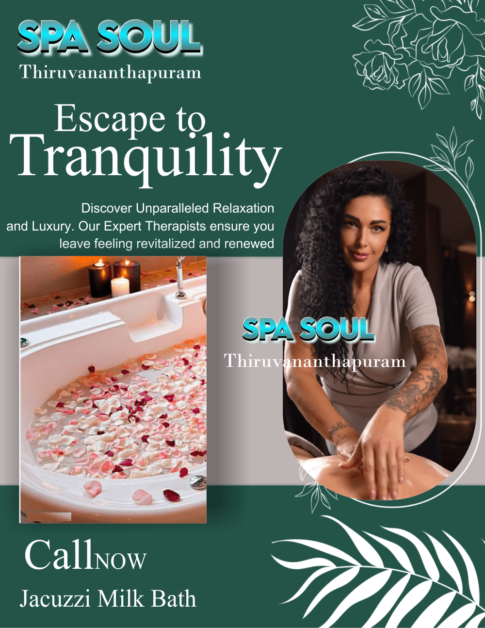 Jacuzzi Milk Bath in Thiruvananthapuram